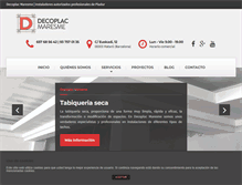 Tablet Screenshot of decoplacmaresme.com